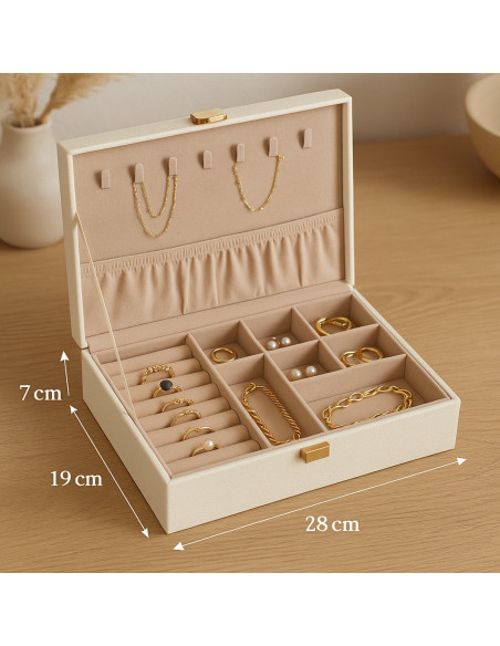 Sieradendoos 28x19x7  - Wit