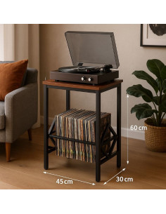 Ceruzo Bijzettafel - LP Rek 2