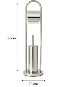 Ceruzo Toiletbutler Vrijstaand - RVS 2