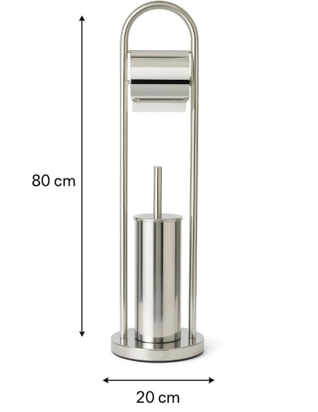 Ceruzo Toiletbutler Vrijstaand - RVS