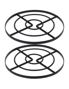 2x Pannenonderzetter - Ø 23 cm - Staal