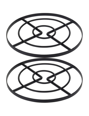 2x Pannenonderzetter - Ø 23 cm - Staal
