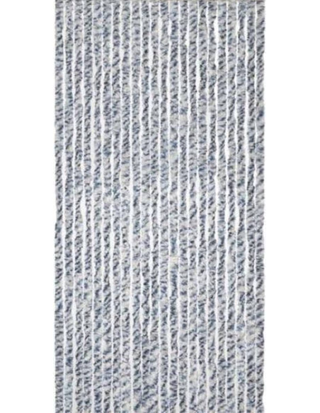 Vliegengordijn - Kattenstaart - 90x200cm - grijs/wit