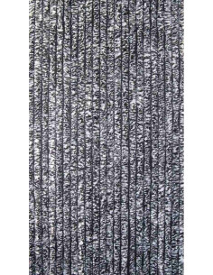 Vliegengordijn - Kattenstaart - 90x200cm - zwart/wit