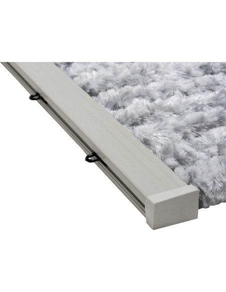 Vliegengordijn - Kattenstaart - 90x200cm - zwart/wit