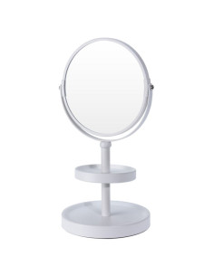 Make-up spiegel - dubbelzijdig - vergrotend - wit