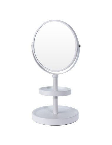 Make-up spiegel - dubbelzijdig - vergrotend - wit