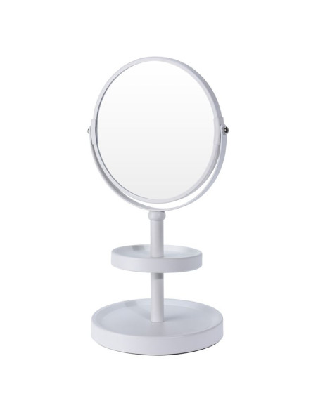 Make-up spiegel - dubbelzijdig - vergrotend - wit