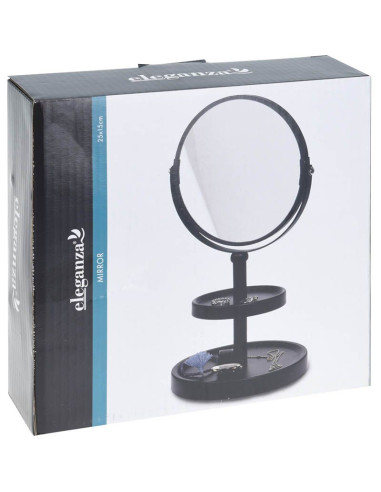 Make-up spiegel - dubbelzijdig - vergrotend - wit