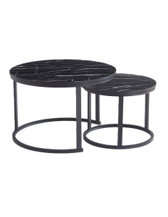 Ceruzo Bijzettafels Ohio - zwart