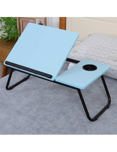 Ceruzo Bedtafel Verstelbaar Blauw- Laptoptafel...