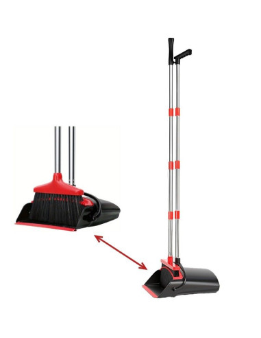 Ceruzo Stoffer en Blik met Lange Steel