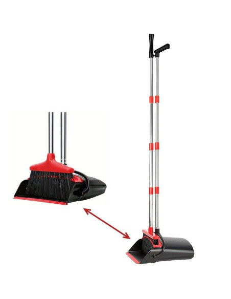 Ceruzo Stoffer en Blik met Lange Steel