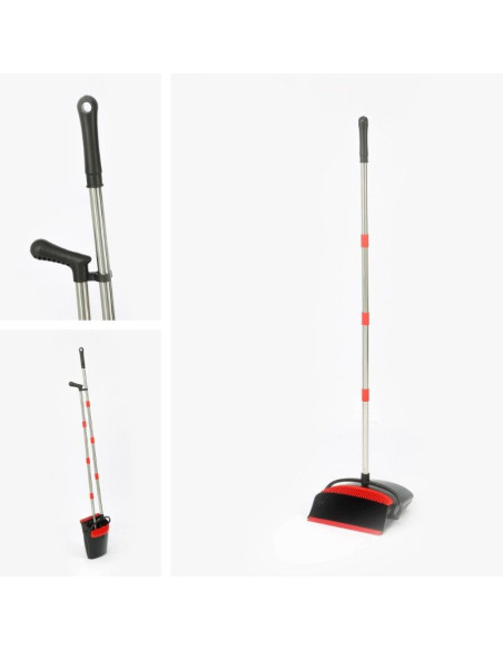 Ceruzo Stoffer en Blik met Lange Steel