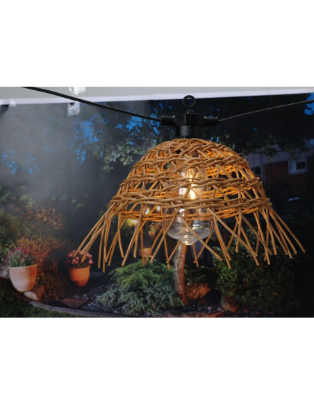 Lichtsnoer Tuin - Rattan