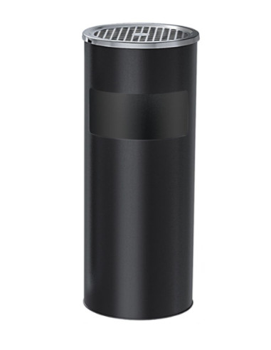 Ceruzo Afvalbak met Asbak - Staand - Zwart