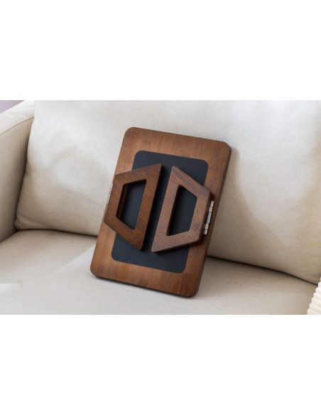 Ceruzo Armleuning Dienblad - Bruin - 33x24 cm