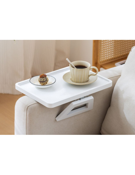 Ceruzo Armleuning Dienblad - Wit - 33x24 cm