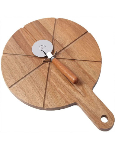 Ceruzo Pizza Snijplank Acaciahout - met...