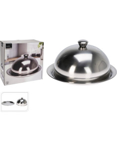 Stolp met Dienblad - RVS - 30cm