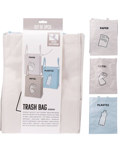 Afvalzakken - set van 3 stuks
