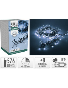 Treecluster Kerstboomverlichting - 576led - Wit