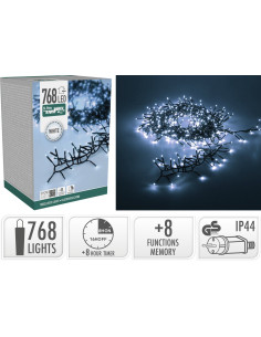 Treecluster Kerstboomverlichting - 768led - Wit