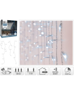 IJspegel verlichting - 360 LED - Wit - Transparant Snoer...