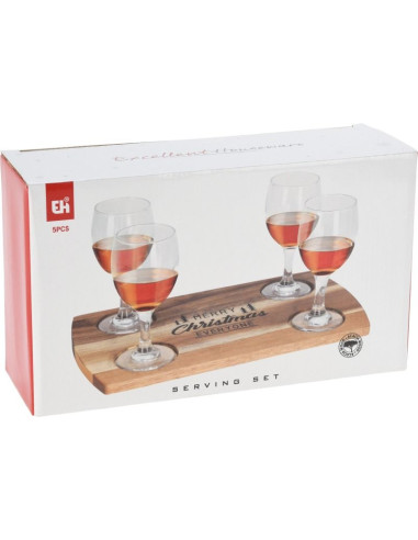 Whiskey Serveerset - Kerst