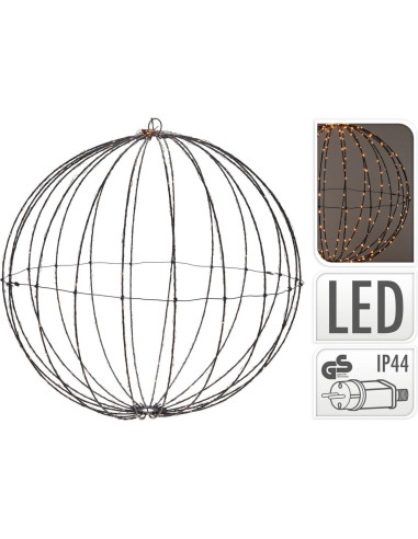 Lichtbol 240 led - Metaal - 40 cm -...