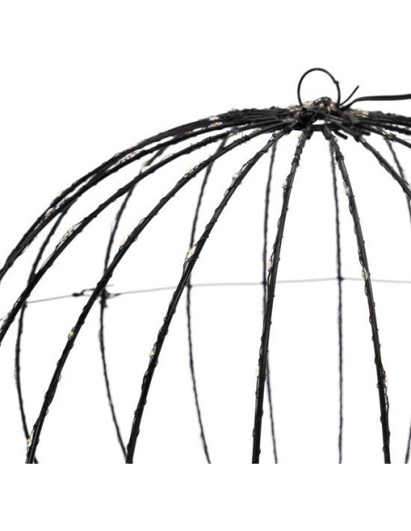 Lichtbol 240 led - Metaal - 40 cm - Kerstverlichting - met Timer - extra warm wit