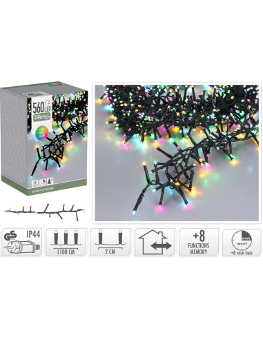 Microcluster - 11 Meter - 560 led - Soft Multi...
