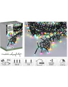 Microcluster -  8 Meter - 400 led - Soft Multi Colour -...