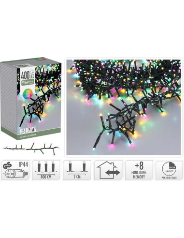 Microcluster -  8 Meter - 400 led - Soft Multi...