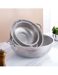 Ceruzo Vergietset - roestvrijstaal - 3-delig