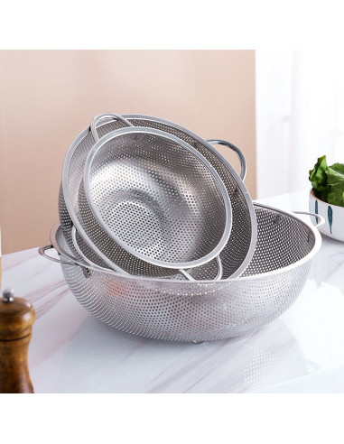 Ceruzo Vergietset - roestvrijstaal - 3-delig