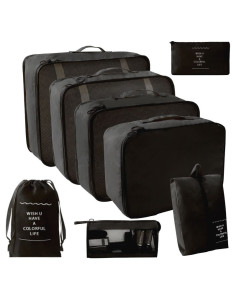 Ceruzo Packing Cubes - Reisorganizers - set van 8
