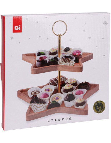 Etagere - Kerst - 2 Lagen