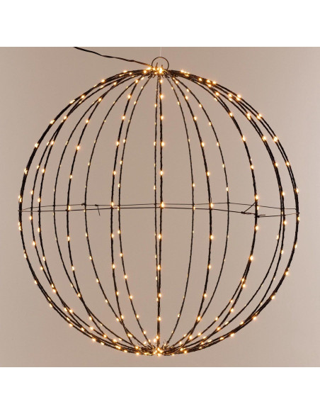 Lichtbol 320 led - Metaal - 50 cm - Kerstverlichting - met Timer - extra warm wit