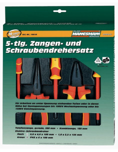 Brüder Mannesmann VDE Elektro-gereedschapset (5 dlg) -... 2