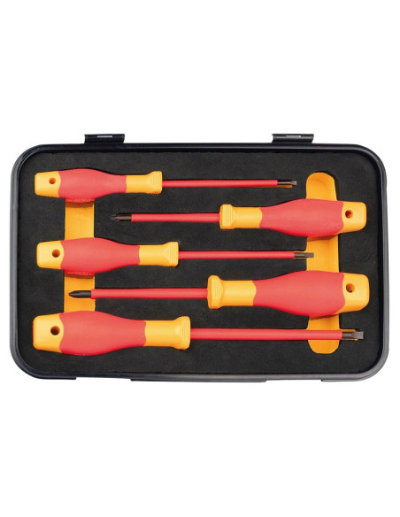 Brüder Mannesmann VDE 5 delige schroevendraaierset in cassette