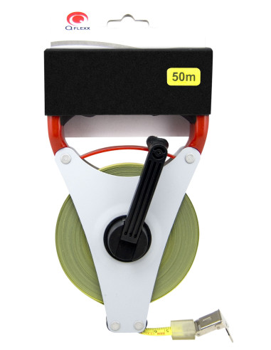 Q Flexx  Stalen meetlint (50 meter)