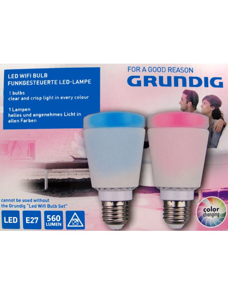 Grundig Lamp met WIFI & LED kleurschakeringen