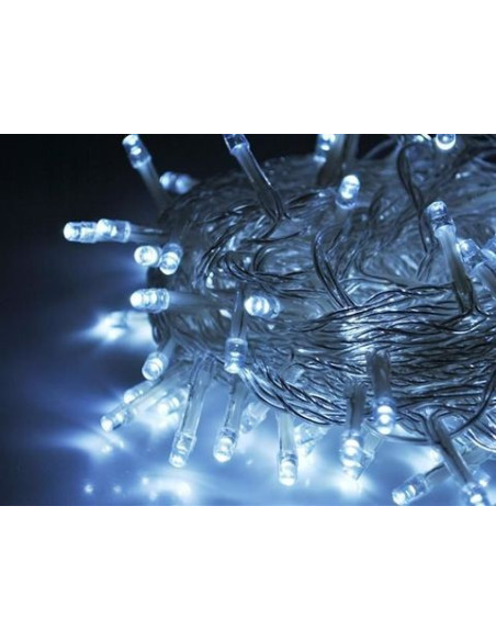 Kerstverlichting 100 LED's - Programmeerbaar - Koud Wit