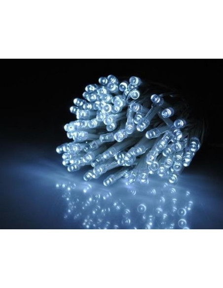 Kerstverlichting 100 LED's - Programmeerbaar - Koud Wit