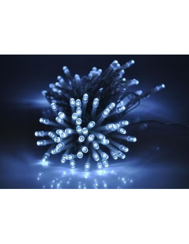 Kerstverlichting 100 LED's - Programmeerbaar - Koud Wit