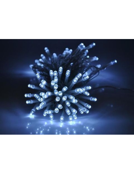 Kerstverlichting 100 LED's - Programmeerbaar - Koud Wit