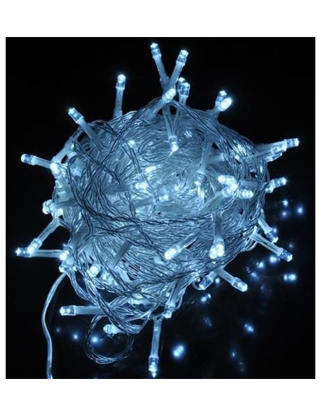 Kerstverlichting 100 LED's - Programmeerbaar - Koud Wit