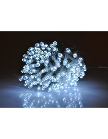 Kerstverlichting 100 LED's - Programmeerbaar - Koud Wit