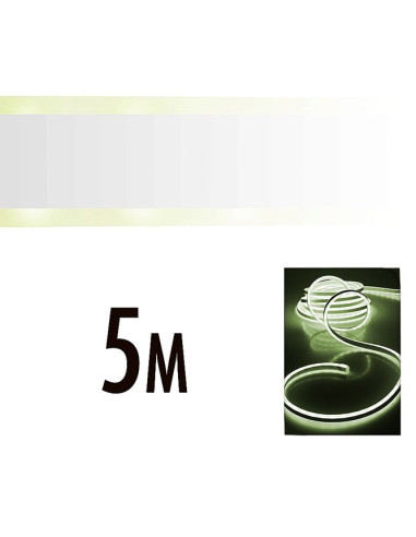 LED Neonlight 5 meter wit